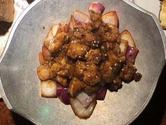 蒜香蜜汁排骨-绿茶餐厅(华联万柳店)