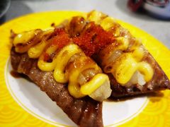 三文鱼皮玻璃虾寿司-万岁寿司(万国店)