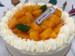 芒果蛋糕-榴芒先森生日蛋糕甜品台定制(1店诚信大道店)