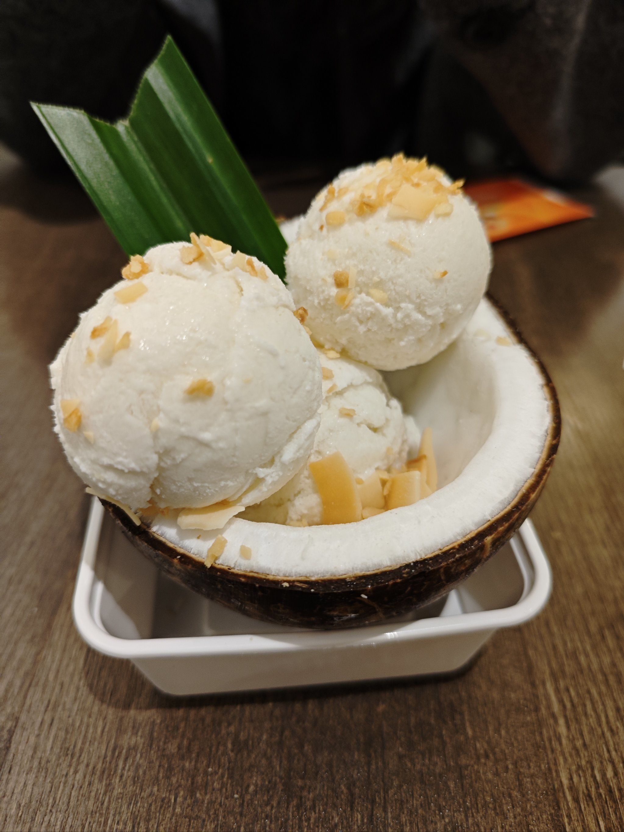 椰子糖味的冰淇淋