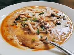 松茸蘑菇蒸蛋-台上设计餐厅(歌华大厦店)