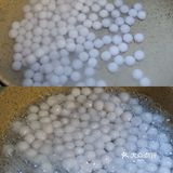 青菜咸汤圆