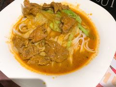 咖喱牛肉捞河粉-南都咖啡西餐厅(天誉店)