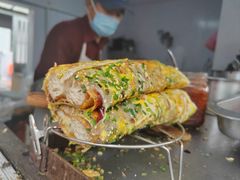 -正宗杂粮煎饼香软鸡蛋饼