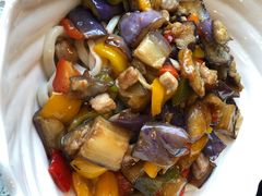 茄子肉丁鸡蛋拌面-文三里屯面馆(三里屯店)