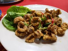 咸蛋鱿鱼-美香海鲜饭店