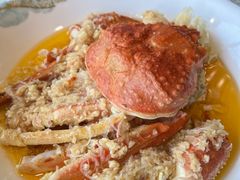 蒜蓉松叶蟹-巧克力渔家.小船海鲜胶东菜(万平口店)
