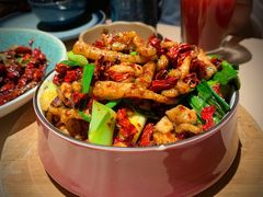 宫爆板筋-山石榴·贵州菜(丰盛里店)