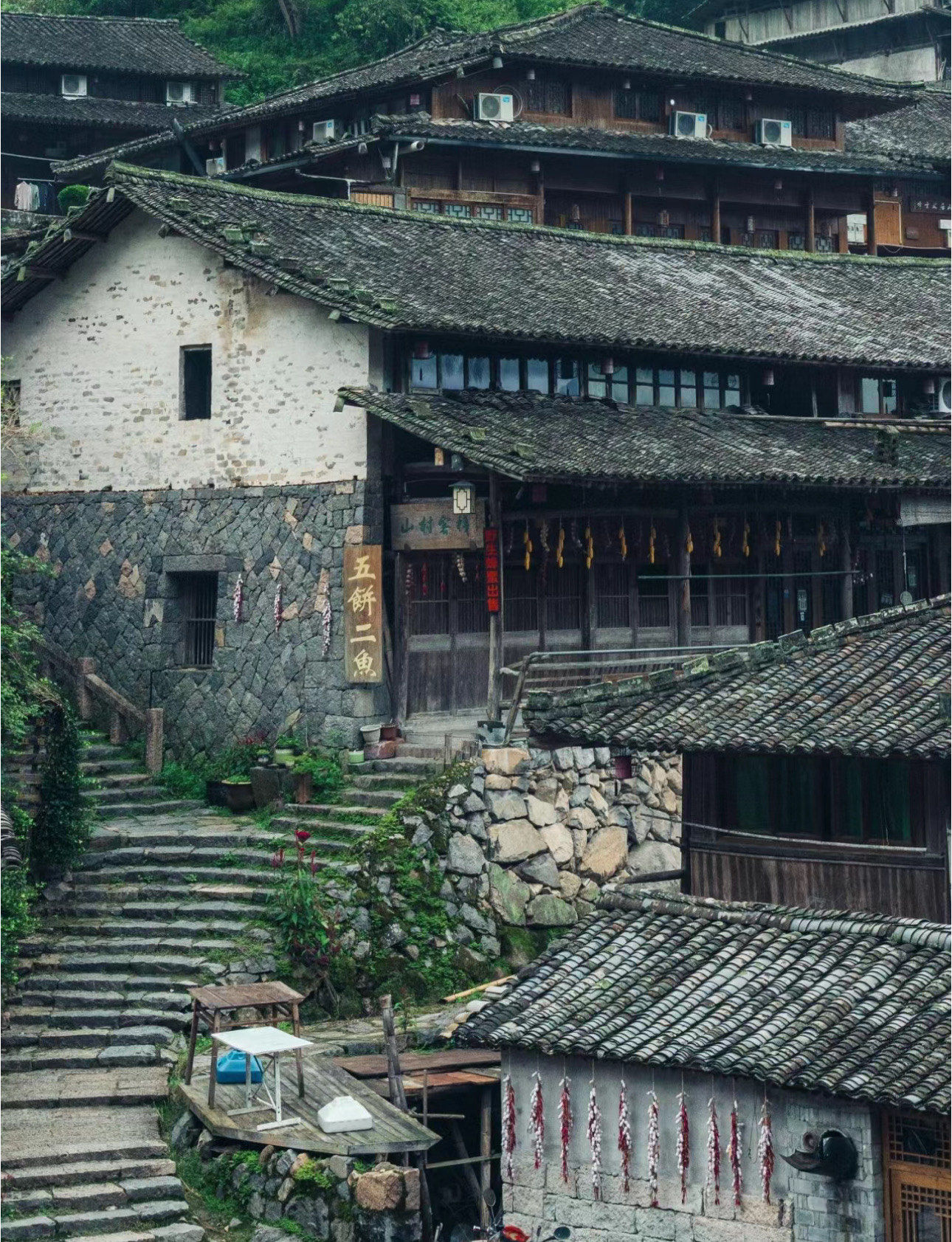 温州深山中静谧而又瑰丽的林坑古村