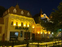 门店前夜景-香蜜轩·粤菜·宴会(世界之窗店)