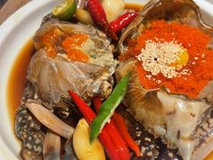 -草家酱蟹炭火烤肉店(珲春南路一店)
