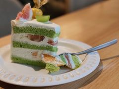 芒果无花果斑斓蛋糕-竹子咖啡bamboo coffee