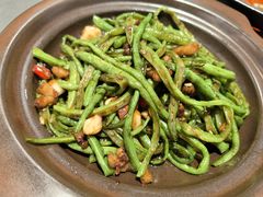 砂锅焗豆角-情妹耙泥鳅·江湖川菜(科华店)