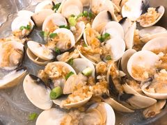 金银蒜粉丝蒸白蚬-益健海鲜大食坊(拱北口岸店)
