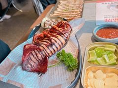 -草家酱蟹炭火烤肉店(珲春南路一店)
