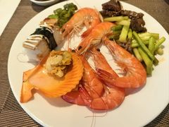 -大中华希尔顿酒店-念自助餐·海南美食·三文鱼
