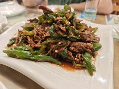 牛肉炒尖椒-海兰江石锅饭(水上店)