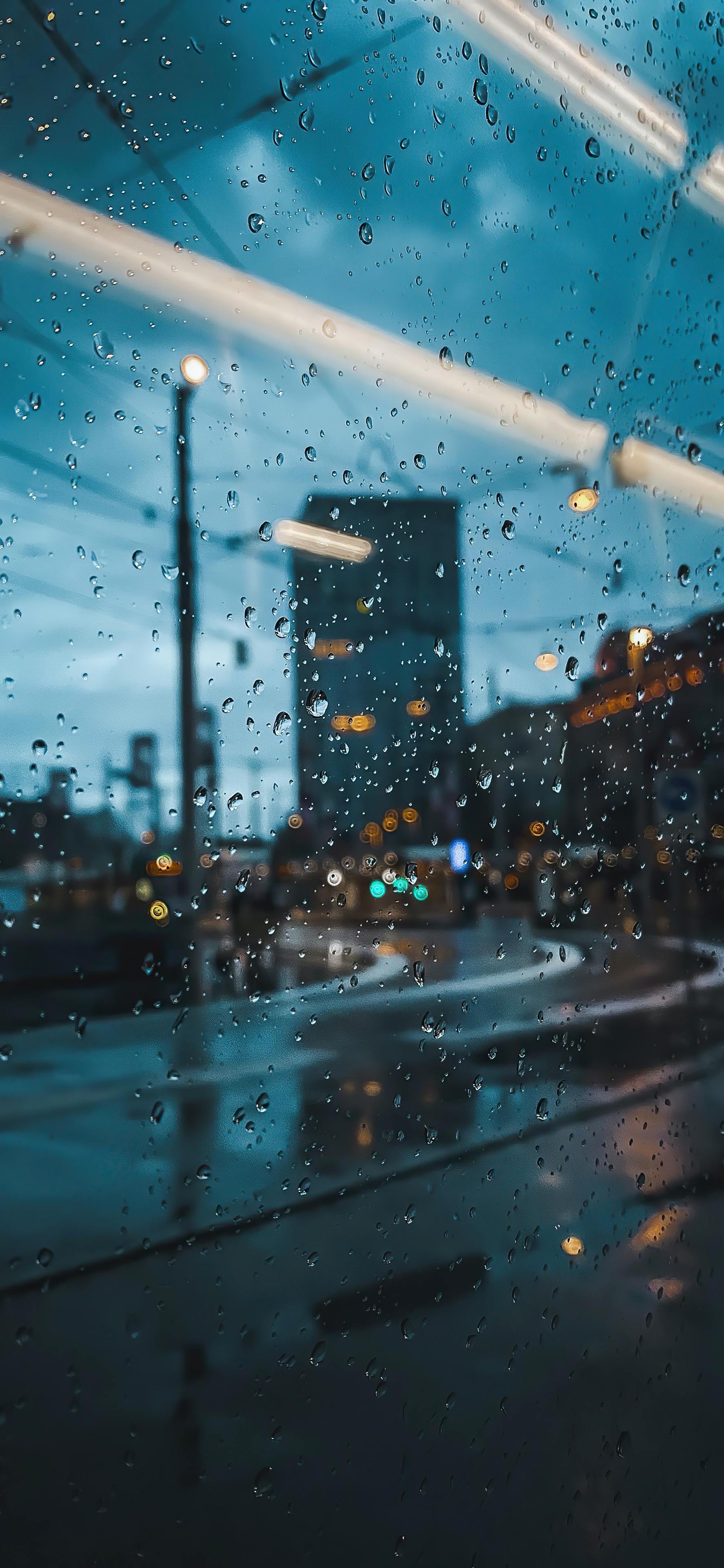 城市雨景,别有一番韵味☔