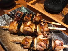 鸡腿夹京葱-酒窝烧鸟(科华街店)
