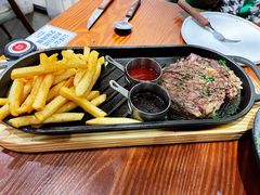 澳洲谷饲黑安格斯西冷牛排-澳骄 Aussie Kitchen·手工披萨·西餐(国大店)
