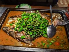 -探鱼·鲜青椒爽麻烤鱼(天河优托邦店)