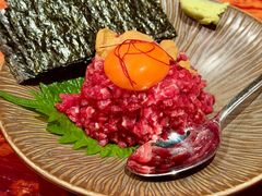生牛肉拌海胆-九州酒场ひこぞう(1号店)