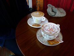 入住时送的咖啡券点的两杯咖啡-娜娜度假小旅馆