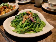 马拉盏炒通菜-大头虾越式风味餐厅(光明广场店)
