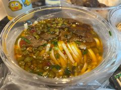 原汤牛肉➕酸豆角肉沫粉-矮子粉店1985·长沙米粉(湘春路店)