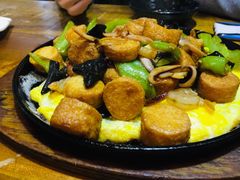 铁板蛋豆腐-老东镇啤酒屋海鲜加工·蒸汽海鲜·海鲜烧烤(台东店)