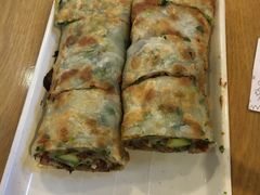 葱饼卷牛肉-台北楚楚园馅饼粥(虹桥南丰城店)