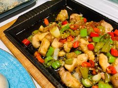 铁板毛豆鸡腿柳-隐炉和牛烧肉店(群力店)