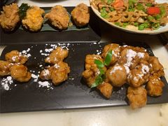 雪花糖醋里脊-绿茶餐厅(松江万达店)
