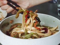 豆角丝炒肉拌转百刀-日上三甘(三里屯店)