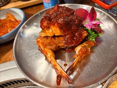 -明洞阿姨·韩式酱蟹烤肉·创意料理(三元桥店)