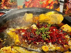 -探鱼·鲜青椒爽麻烤鱼(西南商都店)