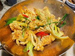 香锅花菜-绿茶餐厅(乐峰广场店)