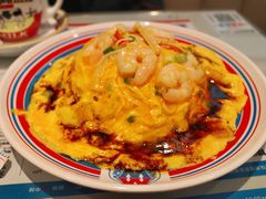 虾仁煎蛋饭-敏华冰厅(平安金融中心店)