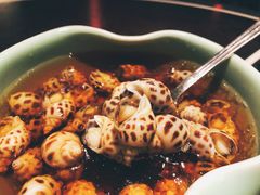 古越陈酿煮花螺-杭州西子湖四季酒店·金沙厅