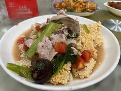 肉片锅巴-雨田饭店