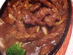 铁板黑椒牛柳-千日贺茶餐厅(高新万达店)