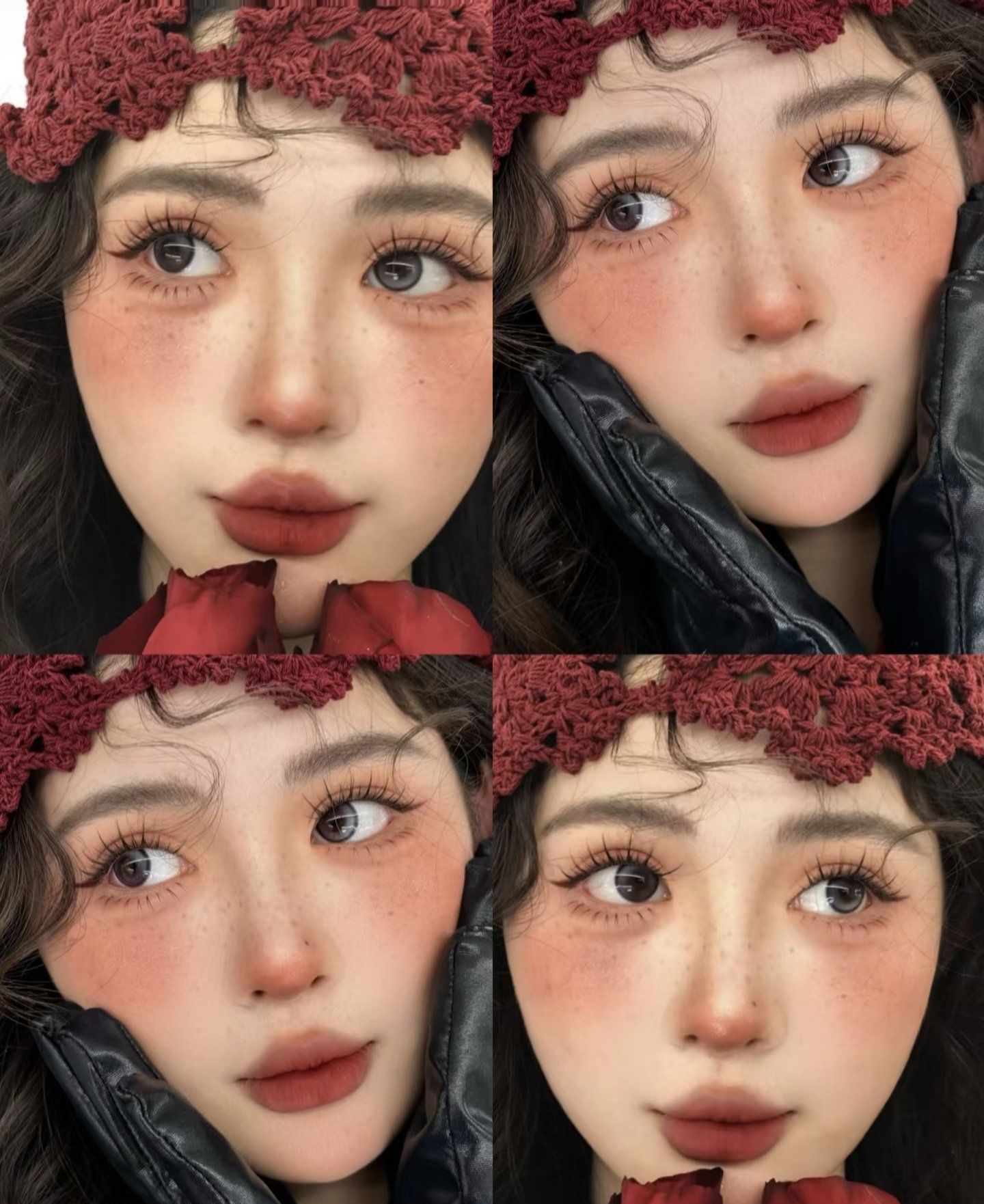 复古干枯玫瑰妆🌹