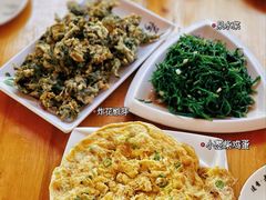 山葱柴鸡蛋-途肴·老农饭庄(百里峡店)