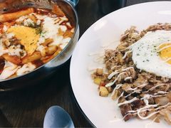 青春炒年糕加芝士&nbsp;梅肉炒饭-青春分食(仙林大学城店)