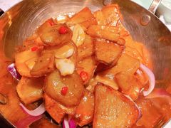 干锅土豆片-绿茶餐厅(蓝色港湾店)