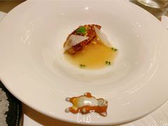 露杰鹅肝配苹果及威廉梨汁-福楼法餐厅FLO