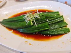 白灼秋葵-新疆巴州金丝特餐厅(大钟寺店)