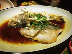 葱油鲈鱼-新白鹿餐厅(金鹰新街口店)