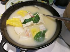 上汤炖蛋饺柴锅豆腐-到家尝北京菜(西坝河店)