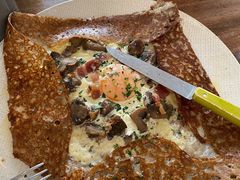 鸡蛋蘑菇熏肉荞麦可丽饼-RAC BAR(安福路店)